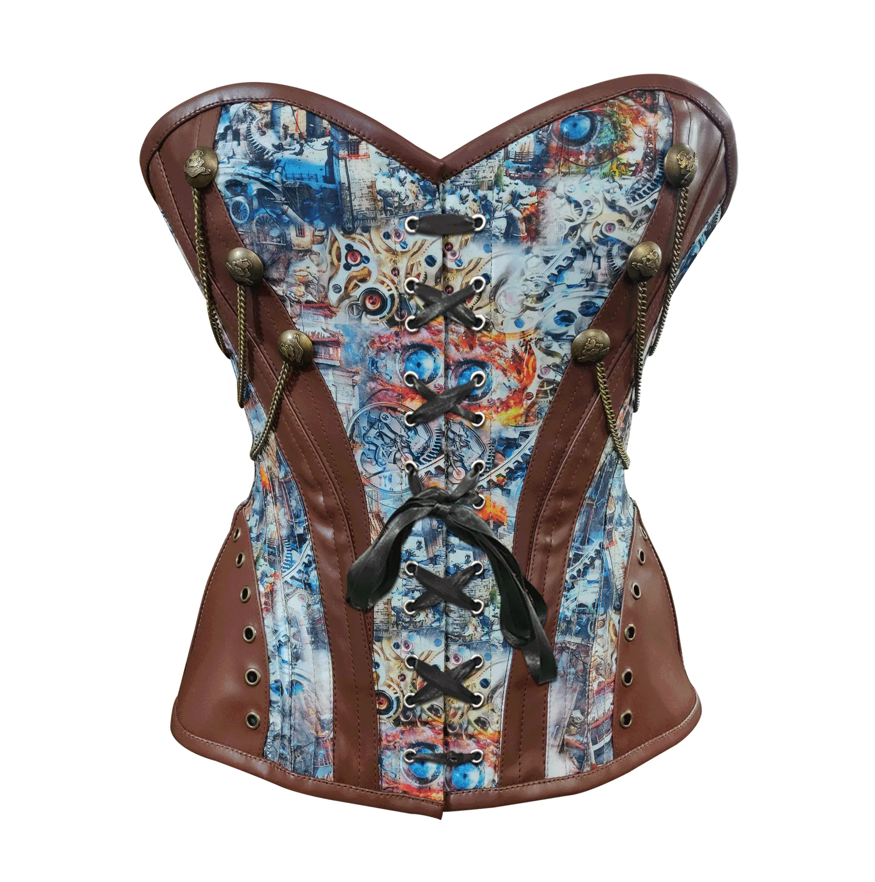 Shadow Steampunk Overbust Corset