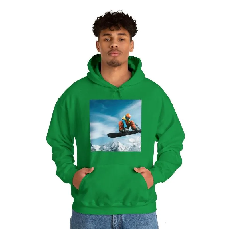 Snowboarder Hoodie With Funny Message - Ride the Slopes in Style and Comfort. For Him and Her.