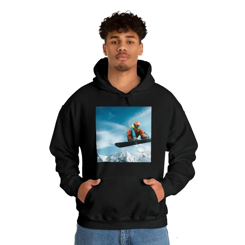 Snowboarder Hoodie With Funny Message - Ride the Slopes in Style and Comfort. For Him and Her.