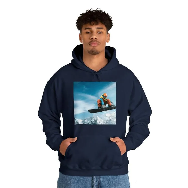 Snowboarder Hoodie With Funny Message - Ride the Slopes in Style and Comfort. For Him and Her.