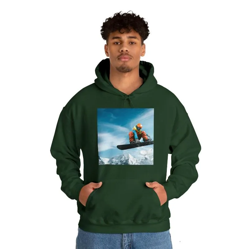 Snowboarder Hoodie With Funny Message - Ride the Slopes in Style and Comfort. For Him and Her.