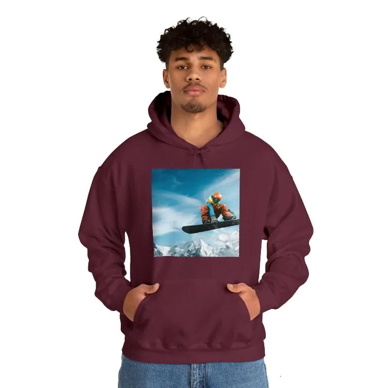 Snowboarder Hoodie With Funny Message - Ride the Slopes in Style and Comfort. For Him and Her.