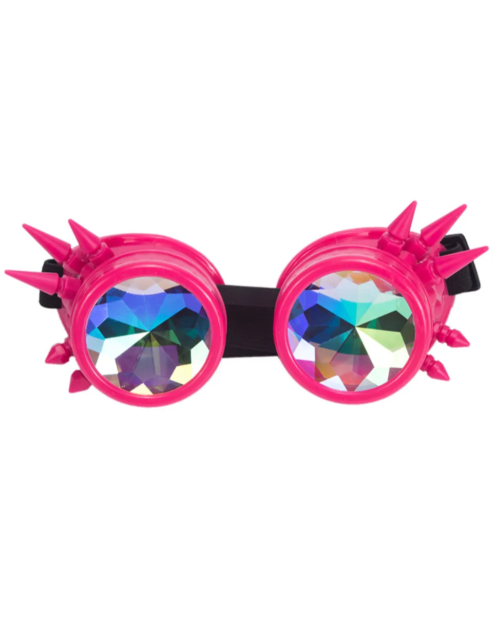 Spiky Kaleidoscope Steampunk Goggles