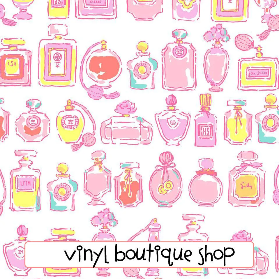Spritz Perfume Lilly Inspired Printed Patterned Craft Vinyl