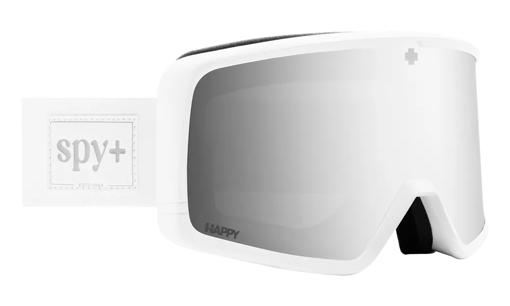 Spy Megalith White IR Goggle - Happy Bronze Platinum Mirror