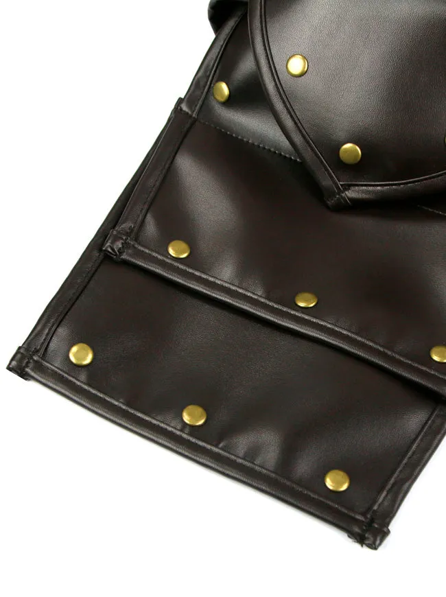 Steampunk Accessories Retro Leather Armlet Armband Armor Shrug
