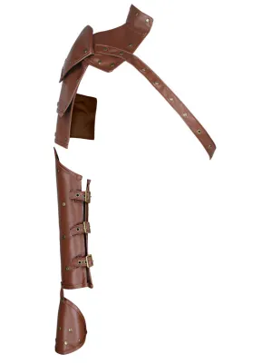 Steampunk Accessories Retro Leather Armlet Armband Armor Shrug