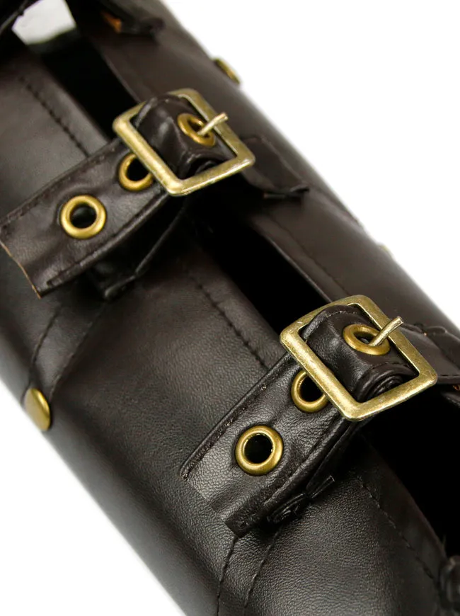 Steampunk Accessories Retro Leather Armlet Armband Armor Shrug
