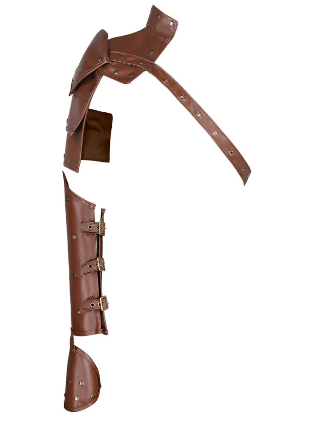 Steampunk Accessories Retro Leather Armlet Armband Armor Shrug