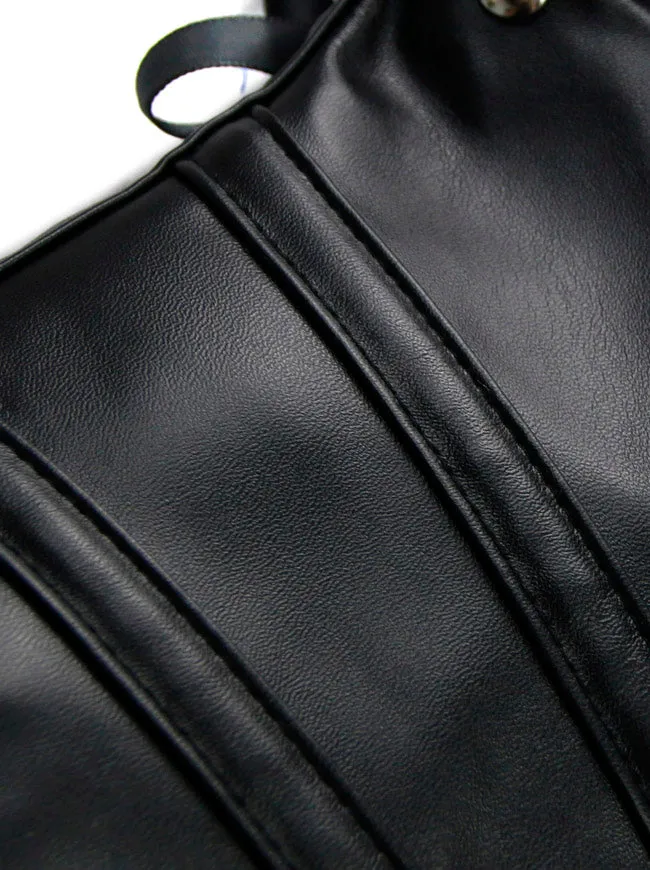 Steampunk Gothic Costume Accessories Leather Jacket Shrug Shoulder Armor