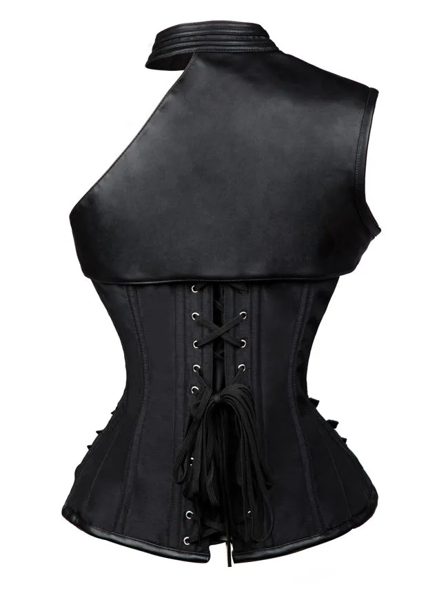 Steampunk Gothic Heavy Strong Steel Boned Corset with Zipper