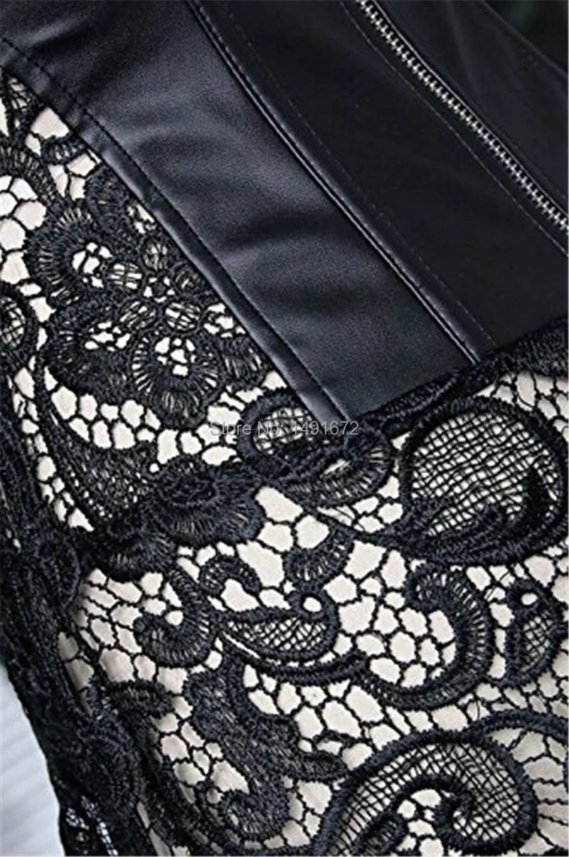 Steampunk Leather Corset Dress