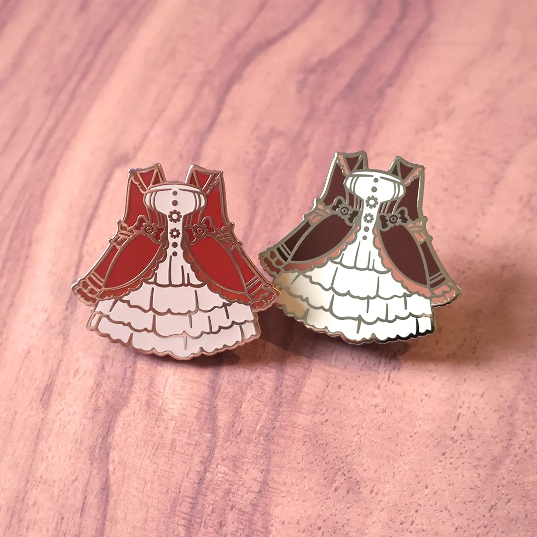 Steampunk Lolita (Bordeaux) | Enamel Pin