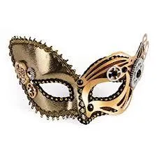 Steampunk Metallic Masquerade Mask