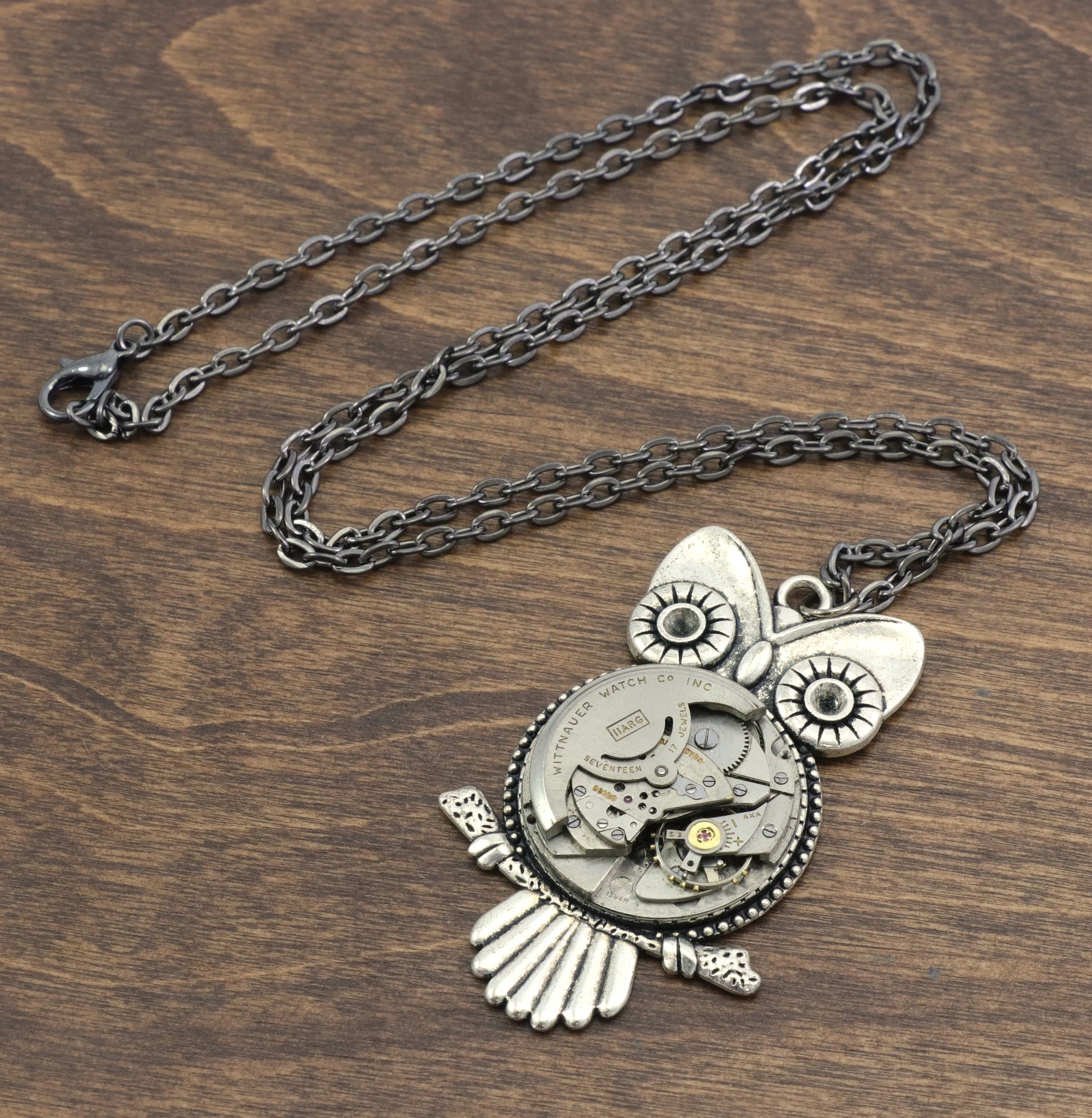 Steampunk Owl Necklace
