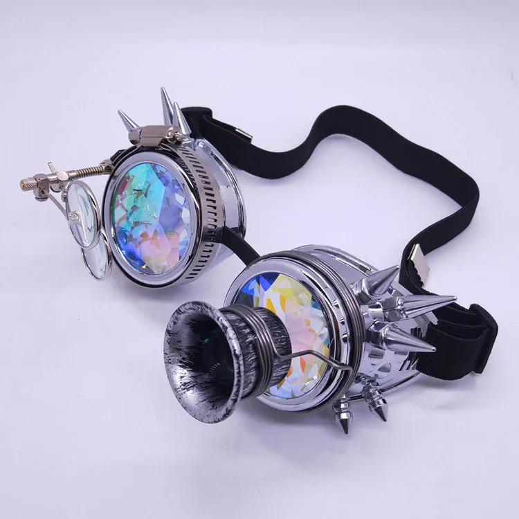 Steampunk Scientist Kaleidoscope Goggles