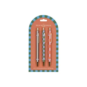 Stripes & Checks Pen Set