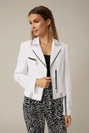 Studded Jacket | White | JR13