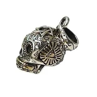 Sugar Skull Steampunk Pendant