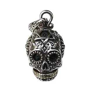 Sugar Skull Steampunk Pendant