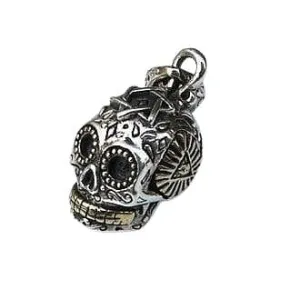 Sugar Skull Steampunk Pendant
