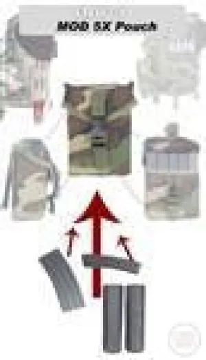 Tactical Vest M.O.D. Magazine Pouch (German Flecktarn)