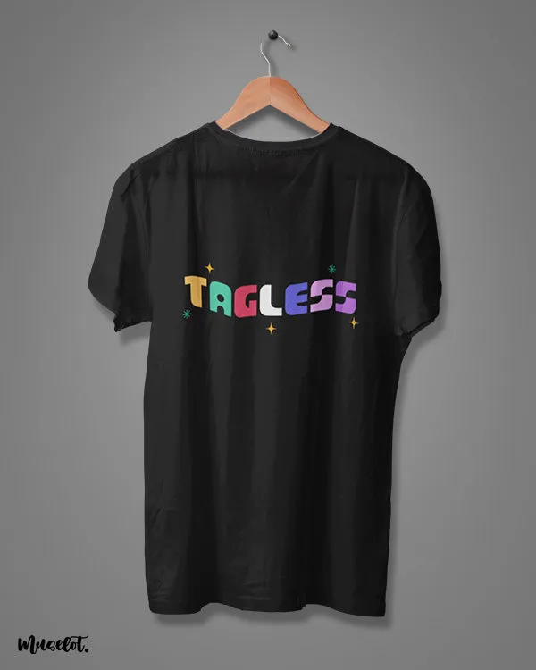 Tagless printed t shirts
