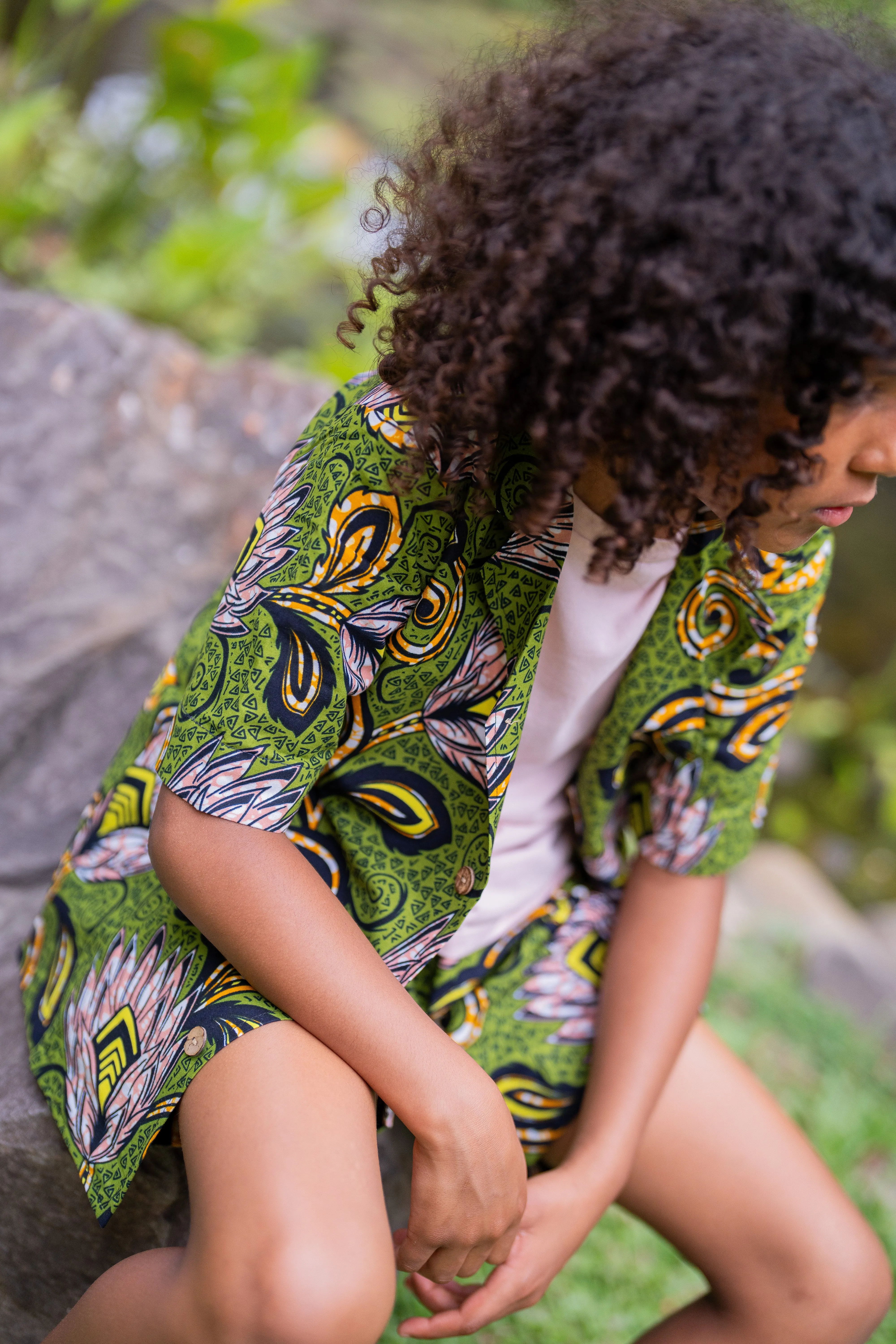 Temi Shirt | Sage Blossom