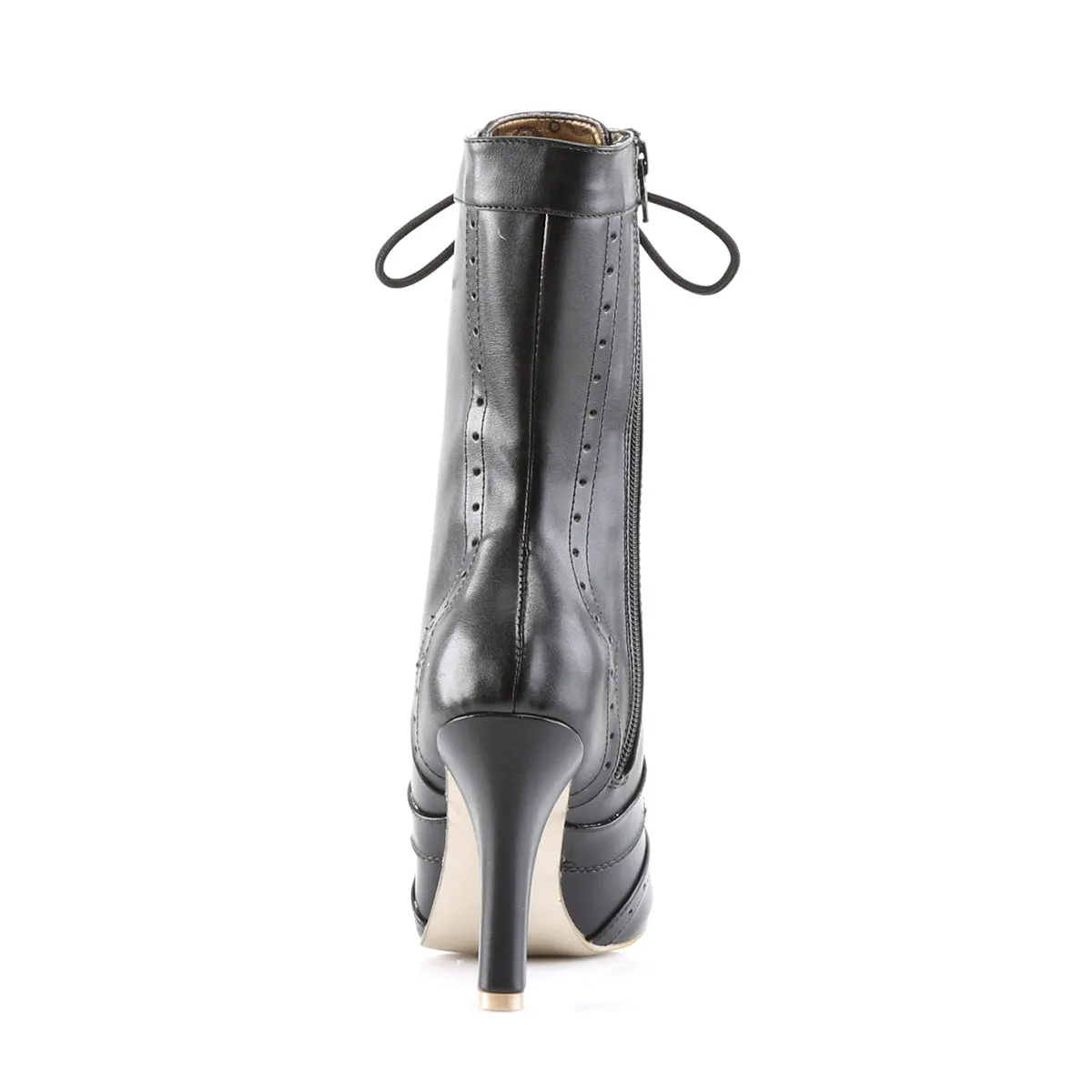 TESLA-102  Black Vegan Leather