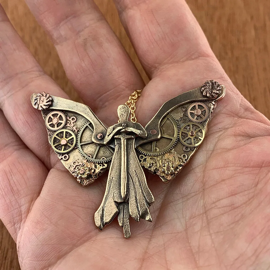 Tessa's Clockwork Angel Necklace