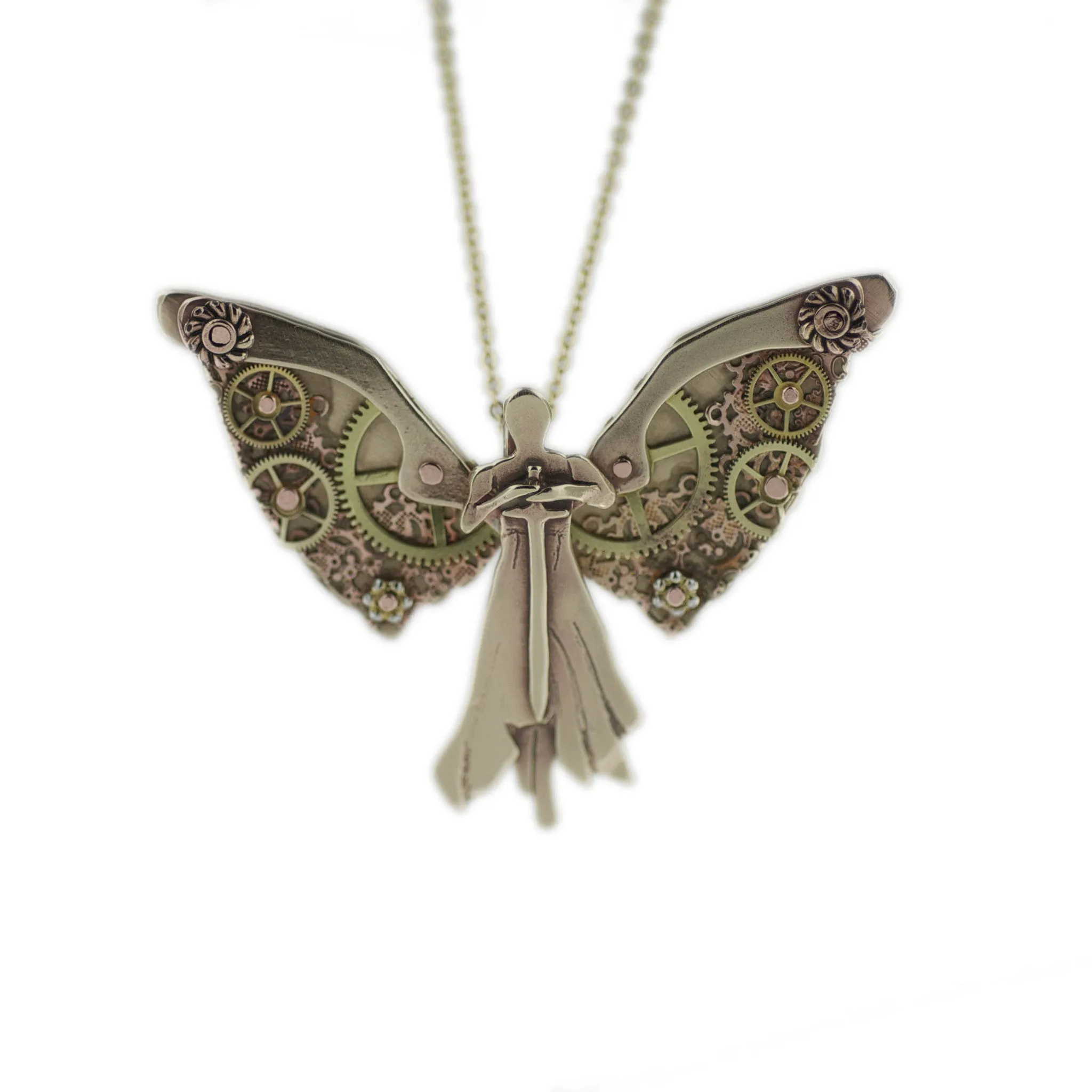 Tessa's Clockwork Angel Necklace
