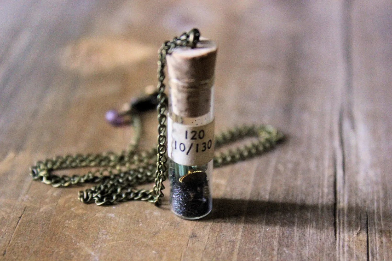 The Alchemist | Finding No. 120. Storyteller Series. Vintage Vial Pendant Necklace.