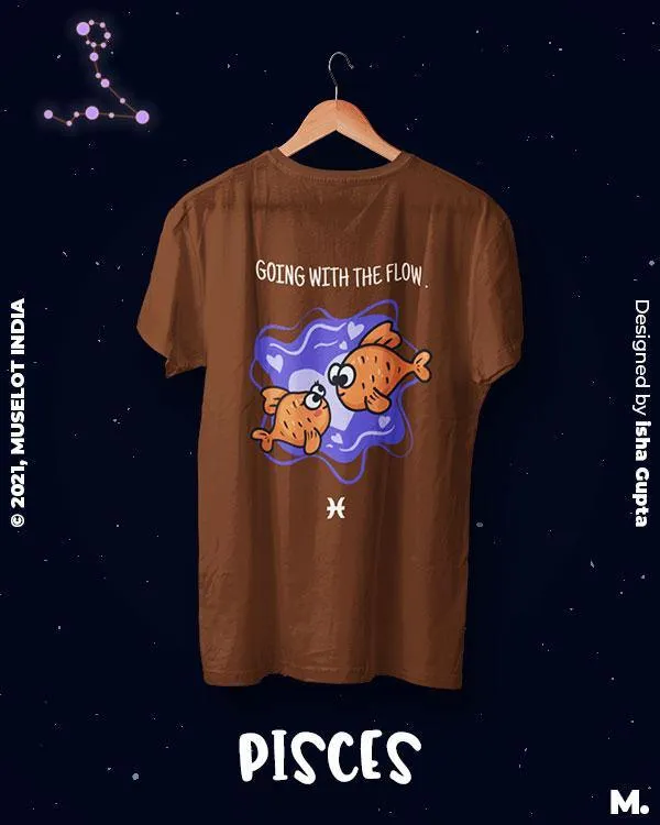 The creative Pisces printed t shirts