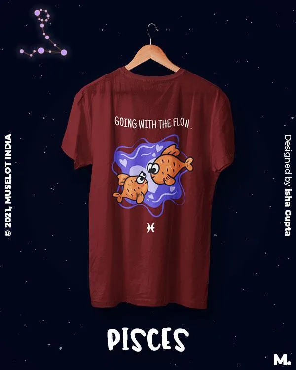 The creative Pisces printed t shirts