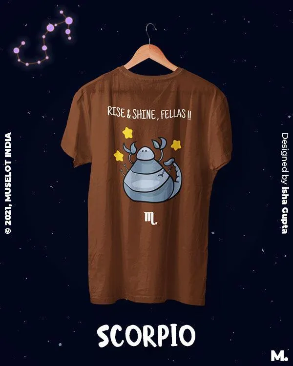 The dedicated scorpions printed t shirts