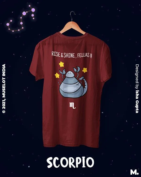The dedicated scorpions printed t shirts