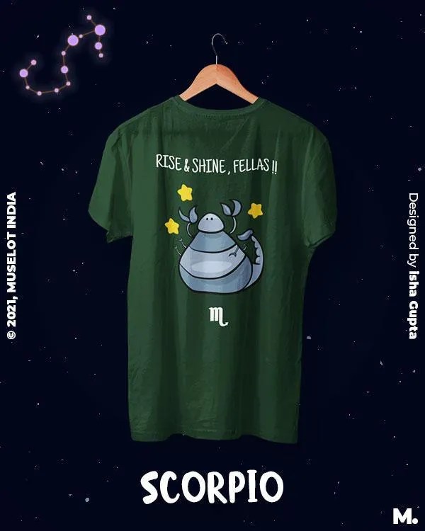 The dedicated scorpions printed t shirts