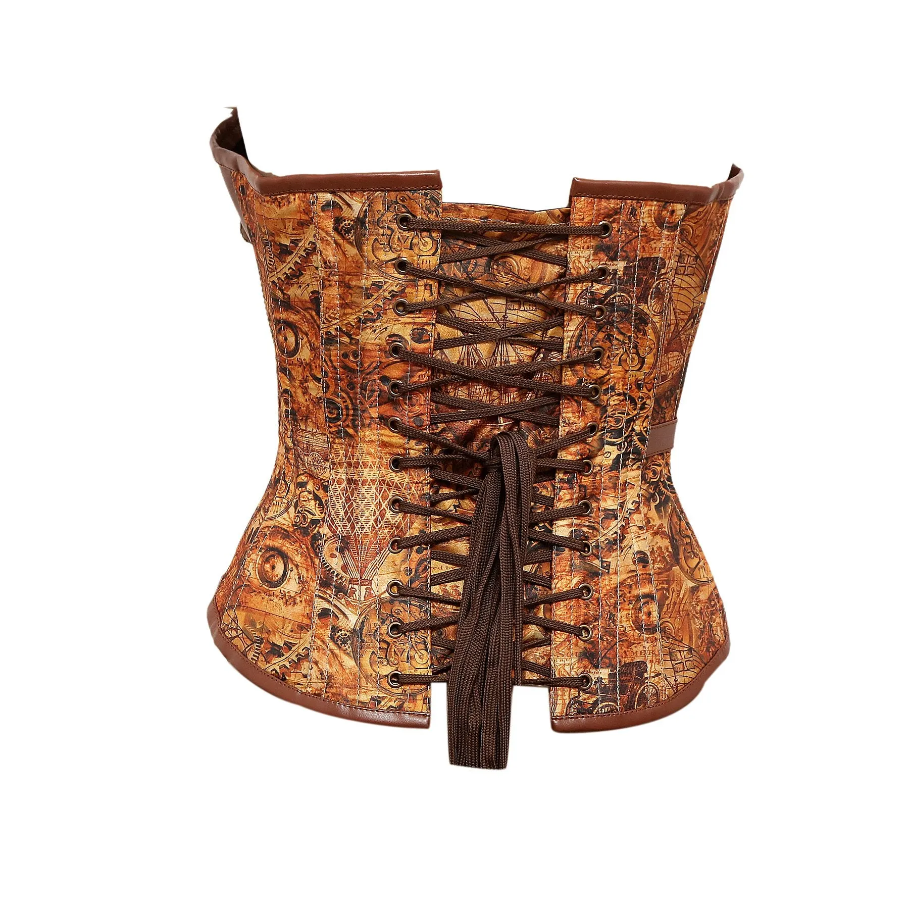 Thorgan Steampunk Steel Boned Overbust Corset