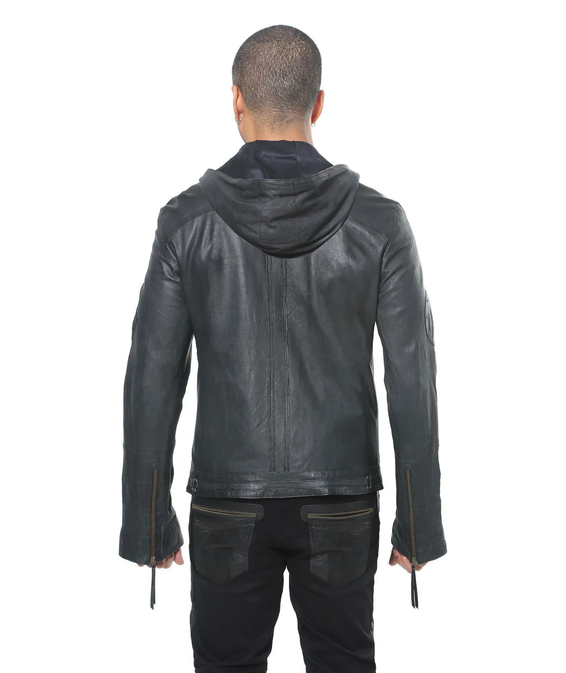 Tiger Leather Hoody