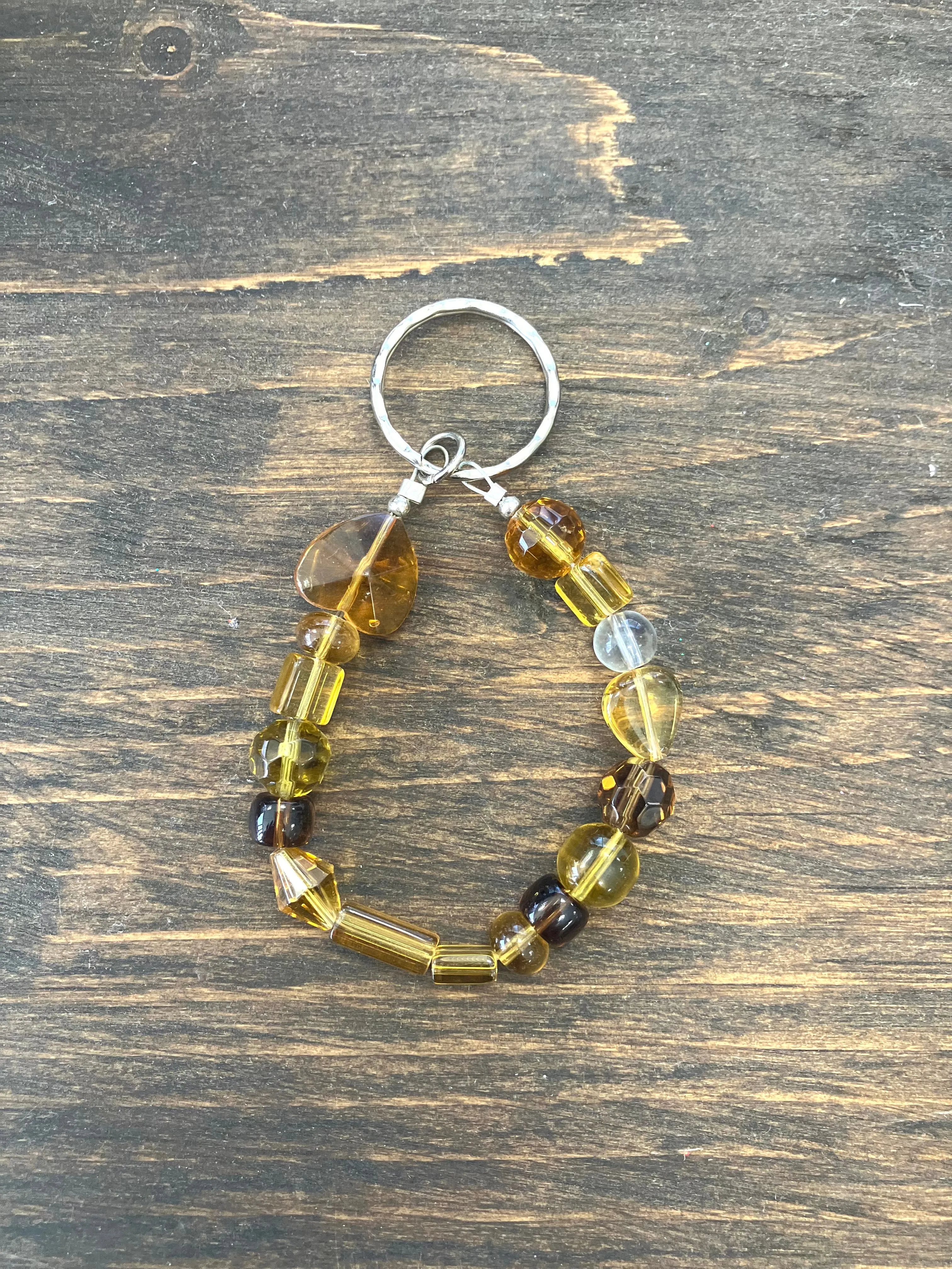 Tigers eye inspired Keychain