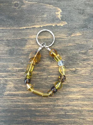 Tigers eye inspired Keychain