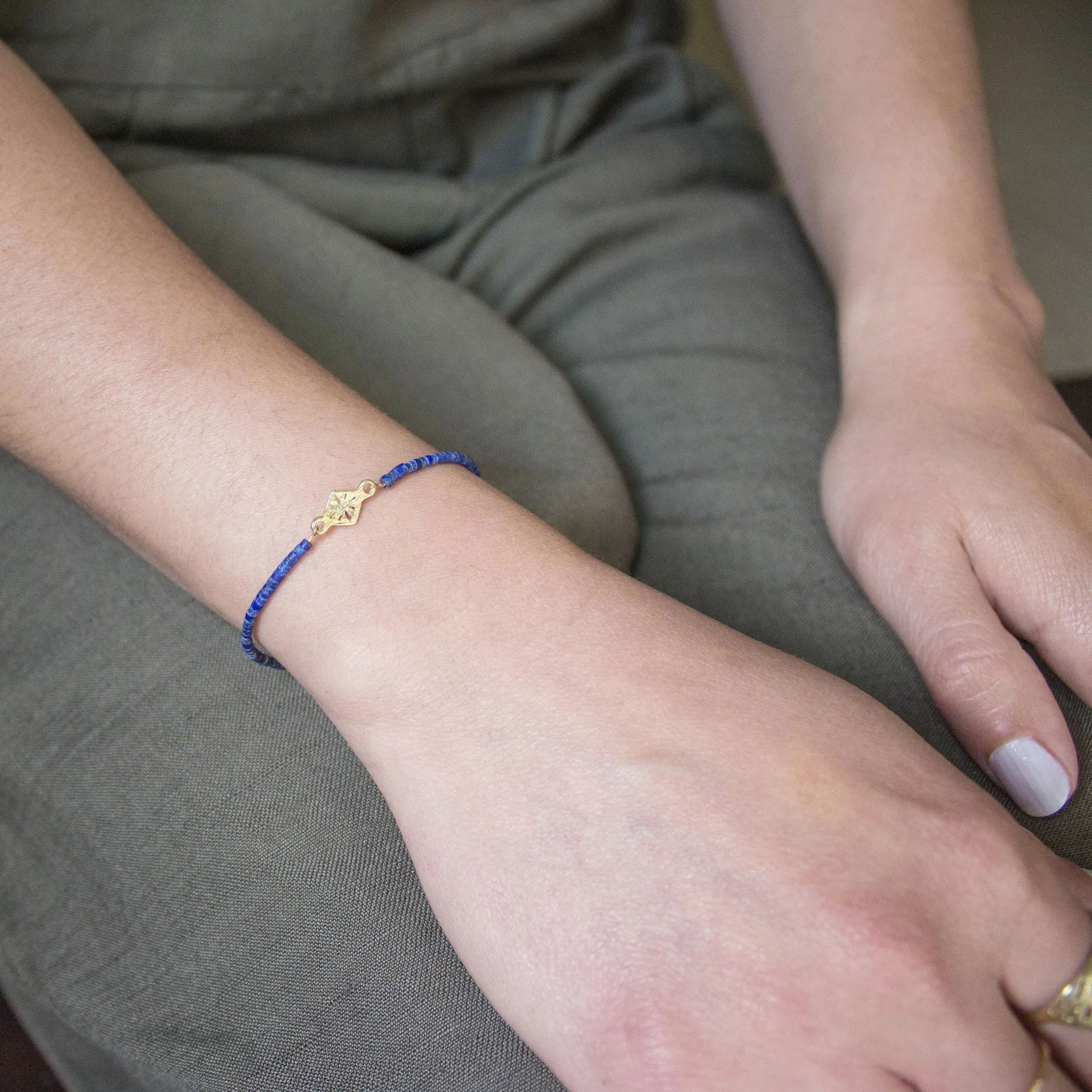 Toa Bracelet in Lapis Lazuli
