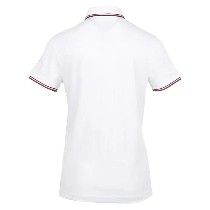 Tommy Hilfiger 1985 RWB Tipped Slim Polo Shirt White