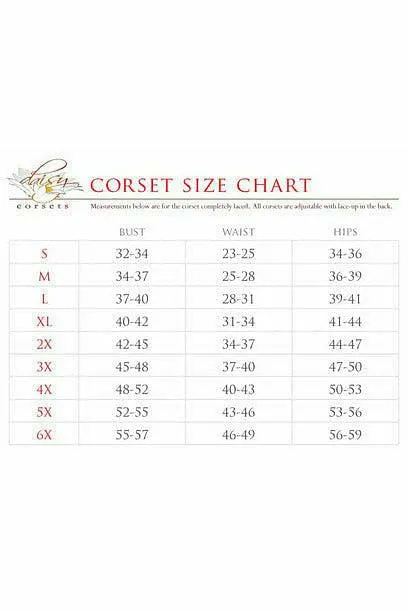 Top Drawer Faux Leather & Wine Brocade Steel Boned Under Bust Corset