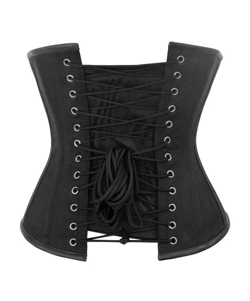 Tricia Shape Criss Cross Cotton Steampunk Underbust Corset