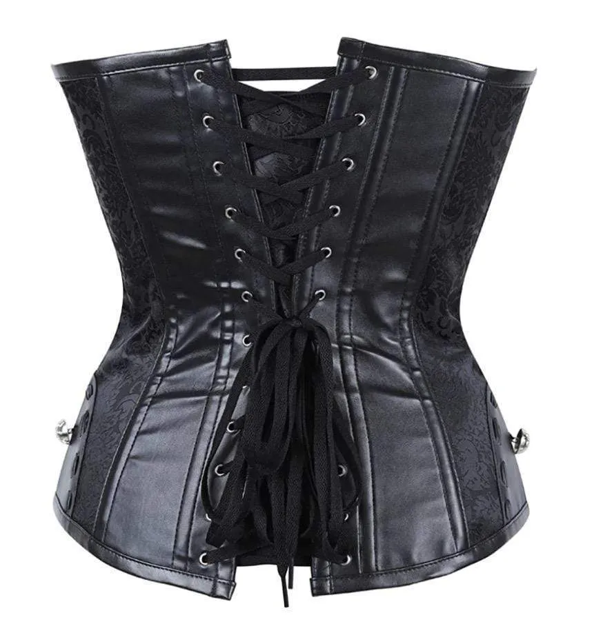 Valentina Brocade Steampunk Overbust Corset