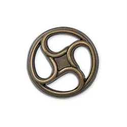 Valve Wheel Steampunk Concho 1"