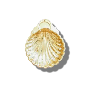 Vintage Brass Sea Shell Trinket Tray - Large