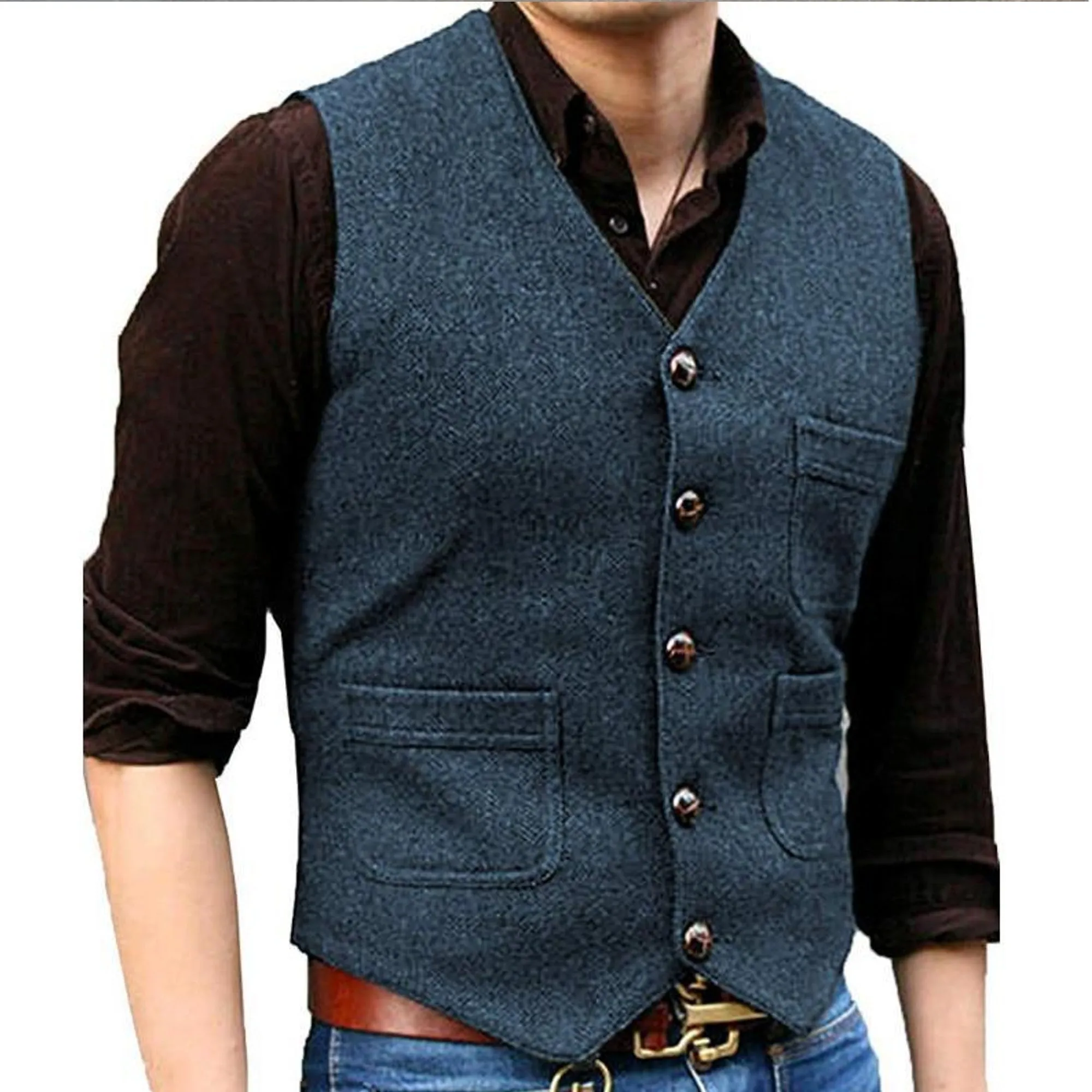 Vintage Wool Vests For Men