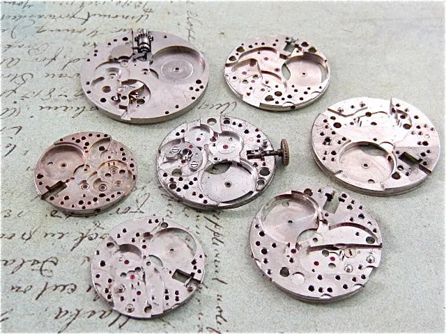 Watch movements - Vintage Antique Watch movements - b87